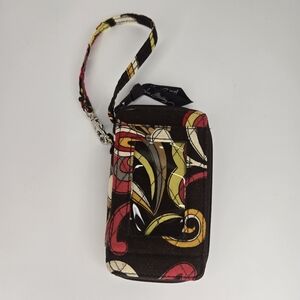 Vera Bradley Puccini 2008 Retired Pattern All In One Zip Around Wristlet Wallet